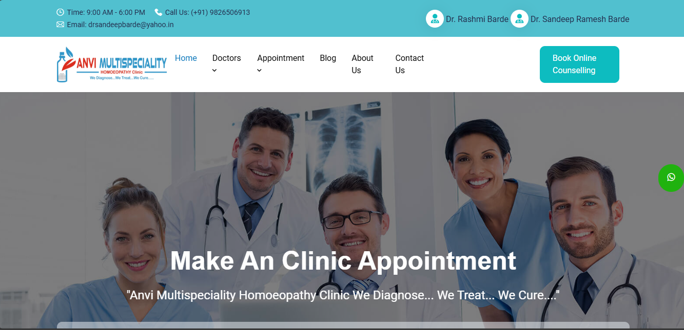 Doctor 2 website